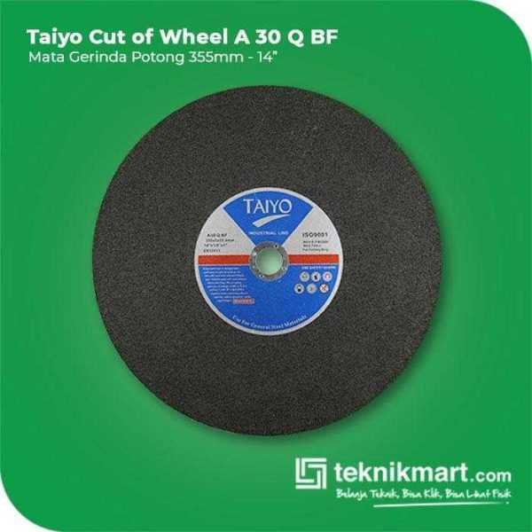 TAIYO A 30 Q BF CUT OF WHEEL FOR METAL BLUE LINE 355X3.0X25.4MM