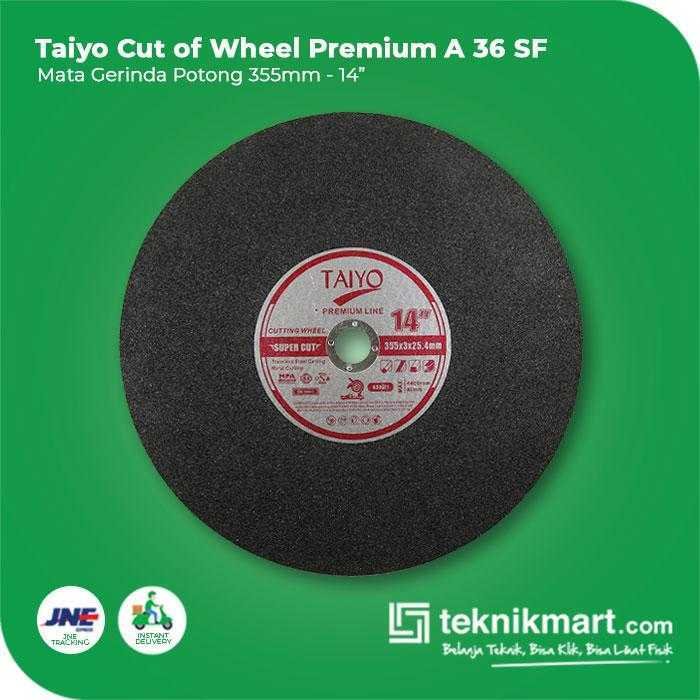 TAIYO A 36 SF CUT OF WHEEL FOR METAL PREMIUM LINE 355X3.0X25.4MM (SUPER CUT) - Image 3