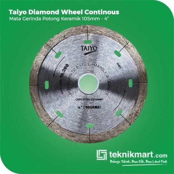 TAIYO DIAMOND WHEEL CONTINUOUS FOR GRANITE 105X1.9X20/16MM (WET PREMIUM)