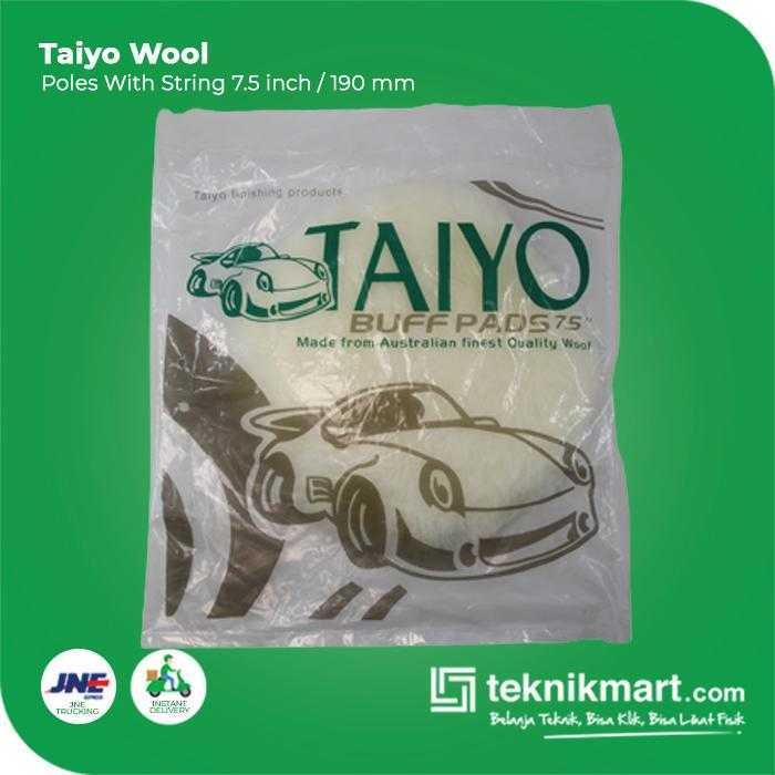 TAIYO BUFFING PAD WITH STRING 7.5" / 190 MM - Image 3