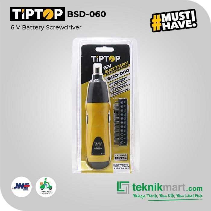 TIP TOP BSD-060 CORDLESS SCREWDRIVER 6V WITH BATTERY (4 x 1.5V) - Image 3