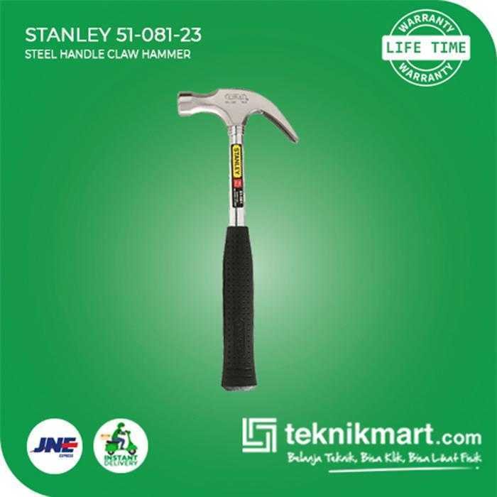 STANLEY 51-081-23 STEEL HANDLE CLAW HAMMER 16OZ - Image 3