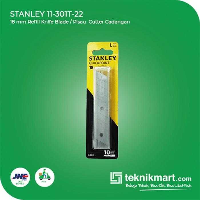 STANLEY 11-301T-22 KNIFE BLADES 18MM (10PCS) - Image 3