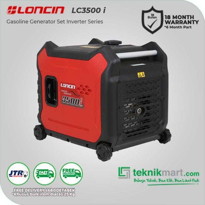 LONCIN LC 3500 I GASOLINE GENSET INVERTER 3,3KW PARALLEL FUNCTION - Image 3