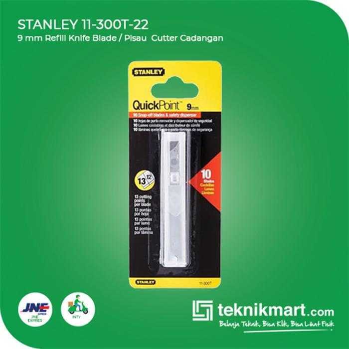 STANLEY 11-300T-22 KNIFE BLADES 9MM (10PCS) - Image 3