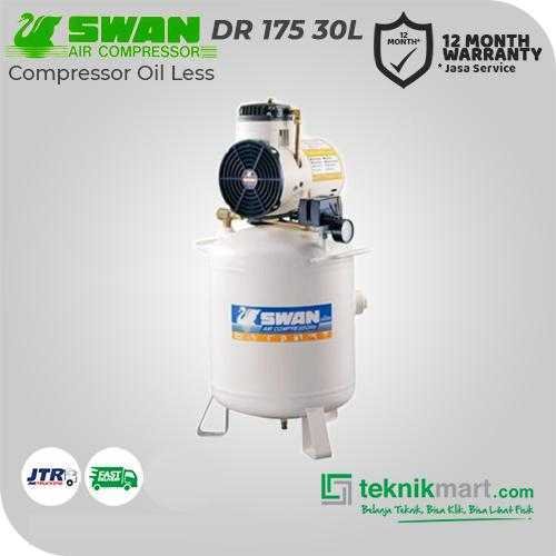SWAN DR 175-30L COMPRESSOR OIL FREE 1 HP - Image 3