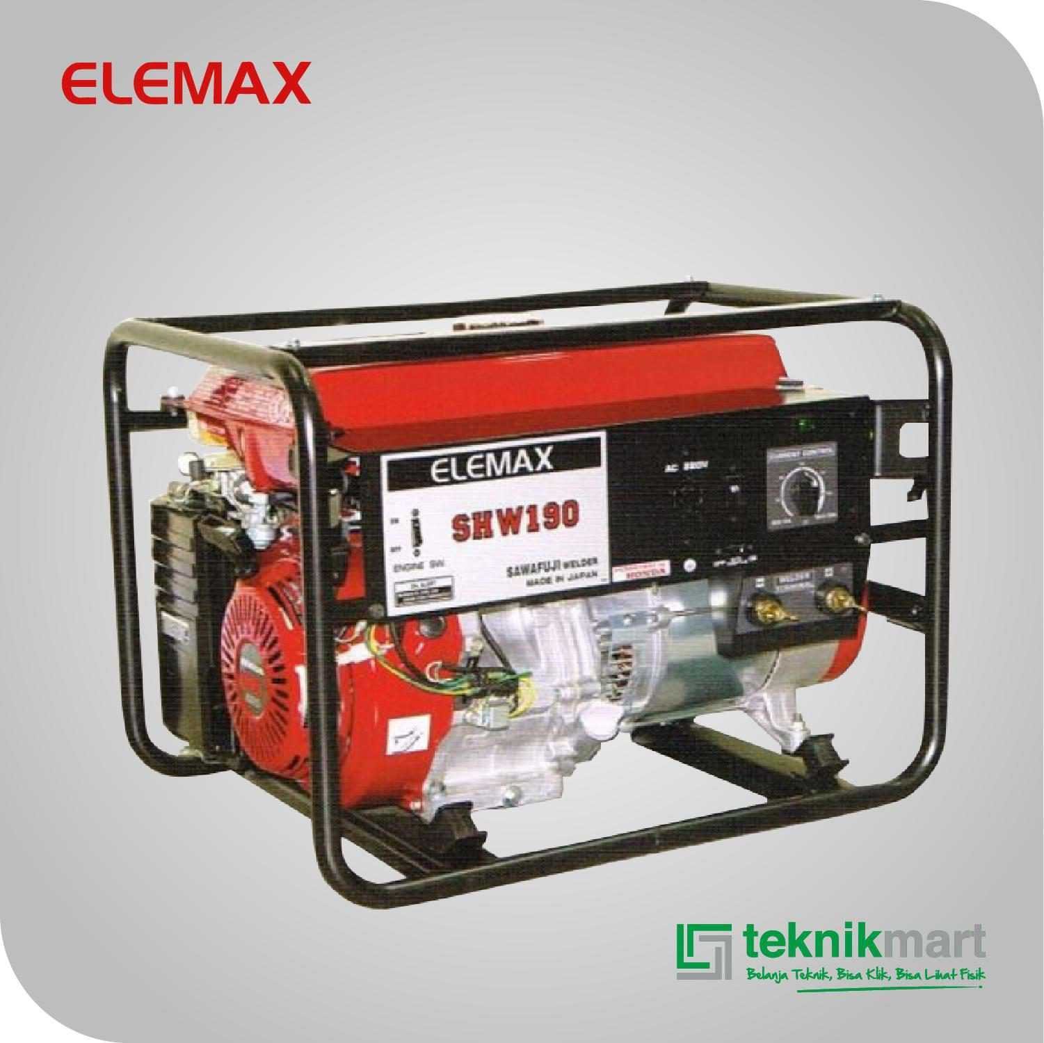 ELEMAX HONDA SHW 190 RAS GASOLINE WELDER STARTER GENSET 2KVA-190AMP