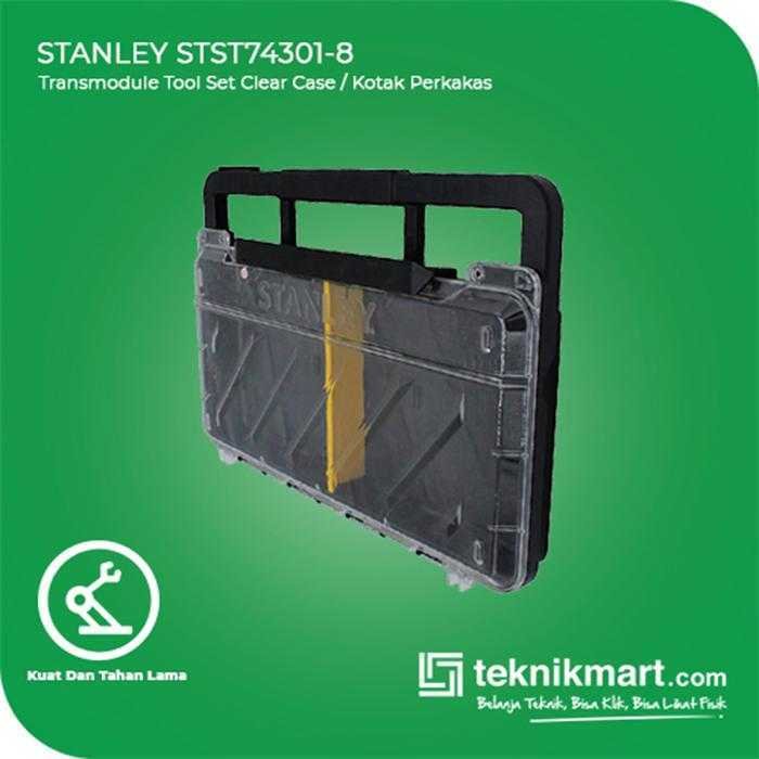 STANLEY STST74301-8 TRANSMODULE TOOL SET CLEAR CASE 16"