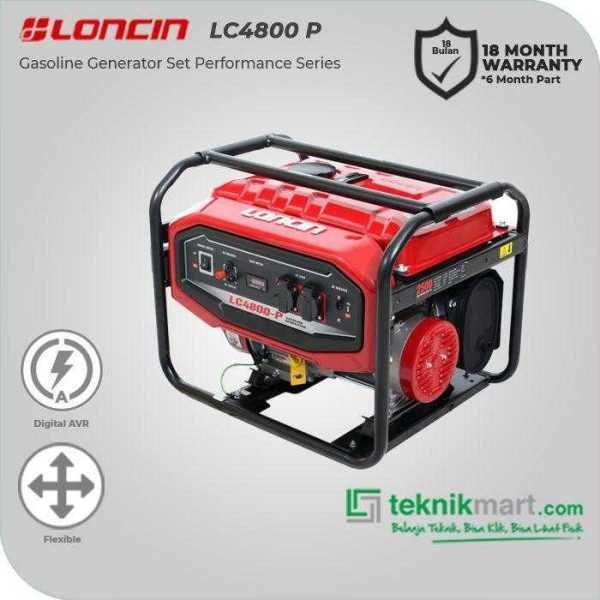 LONCIN LC 4800 P RECOIL DIGITAL METER GASOLINE GENSET 2,5KW