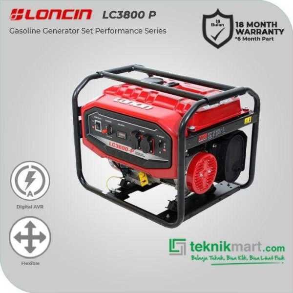 LONCIN LC 3800 P RECOIL DIGITAL METER GASOLINE GENSET 2,2KW