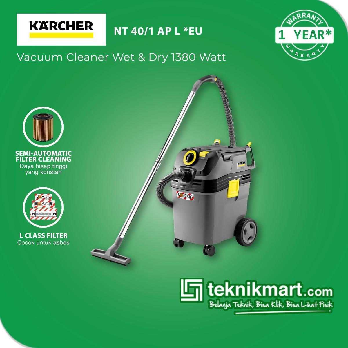 KARCHER NT 40/1 AP L WET & DRY VACUUM CLEANER