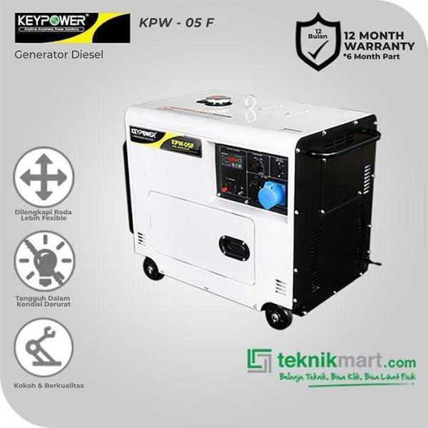 KEYPOWER KPW-05 F NEW SILENT DIESEL GENSET 5KVA