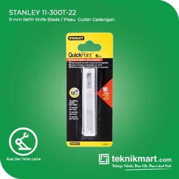 STANLEY 11-300T-22 KNIFE BLADES 9MM (10PCS)