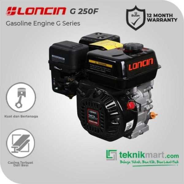 LONCIN G 250 F BLACK EDITION RECOIL GASOLINE ENGINE 252CC 8.5HP