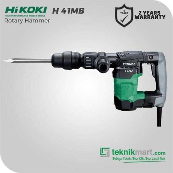 HIKOKI H 41MB ROTARY HAMMER 950WATT 10JOULE SDS MAX DOUBLE INSULATION