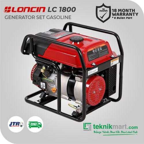 LONCIN LC 1800 RECOIL GASOLINE GENSET 1KW - Image 3
