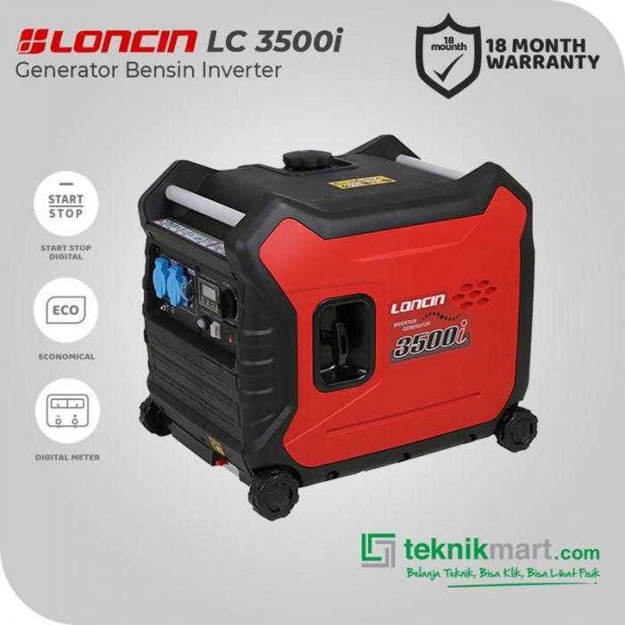 LONCIN LC 3500 I GASOLINE GENSET INVERTER 3,3KW PARALLEL FUNCTION