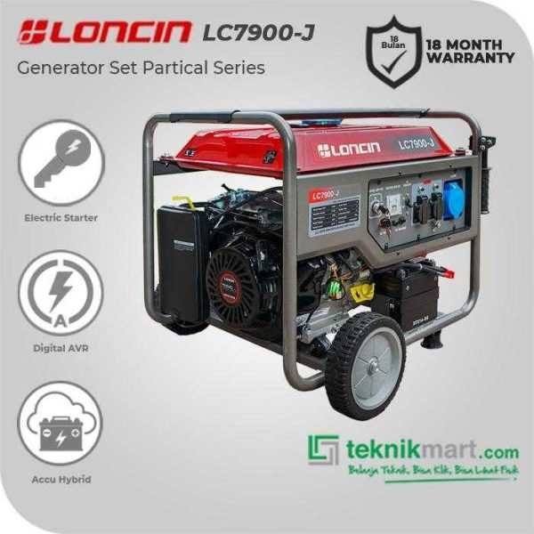 LONCIN LC 7900 J RECOIL GASOLINE GENSET 5,5KW