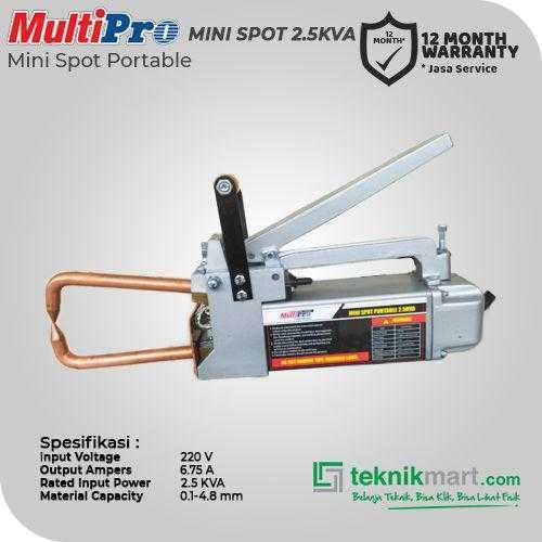 MULTIPRO MINI PORTABLE SPOT WELDER 2.5 KVA