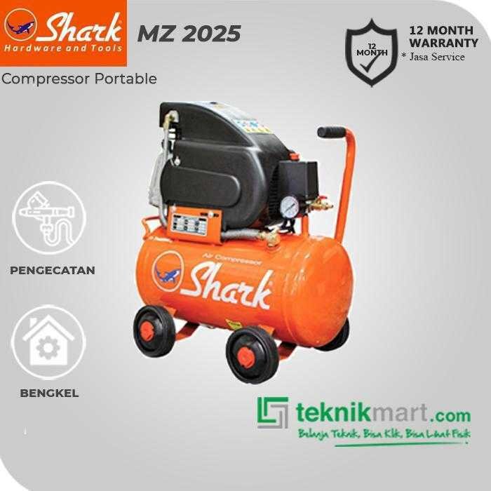 SHARK MZ 20-25 COMPRESSOR 2 HP PORTABLE
