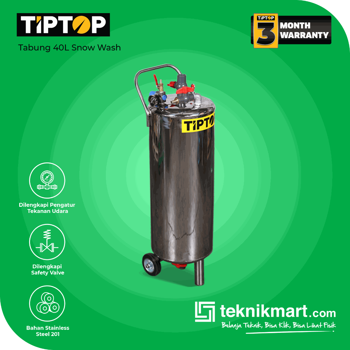 TIP TOP TABUNG SNOW WASH 40 L