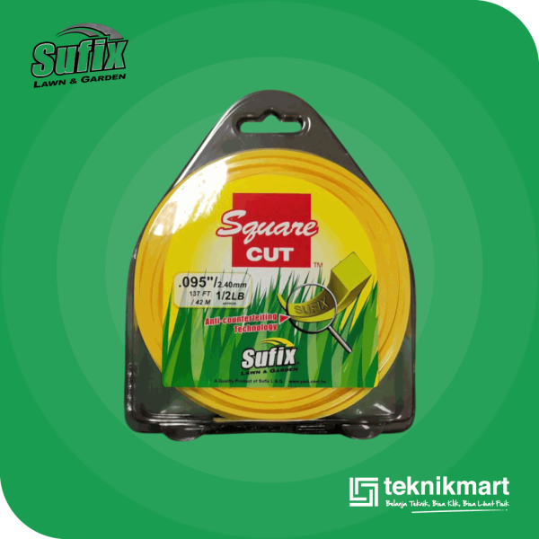 SUFIX SQUARE CUT NYLON 1/2LB 3.2MM