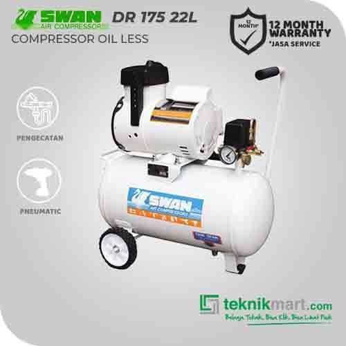 SWAN DR 175-22L COMPRESSOR OIL FREE 1 HP - Image 2