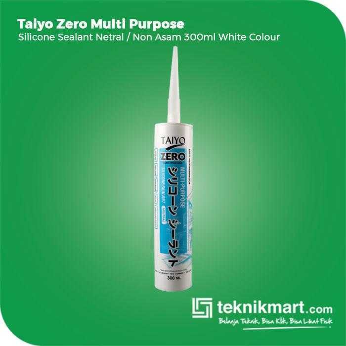 TAIYO MP ZERO SILICONE SEALANT NETRAL WHITE COLOUR 300ML