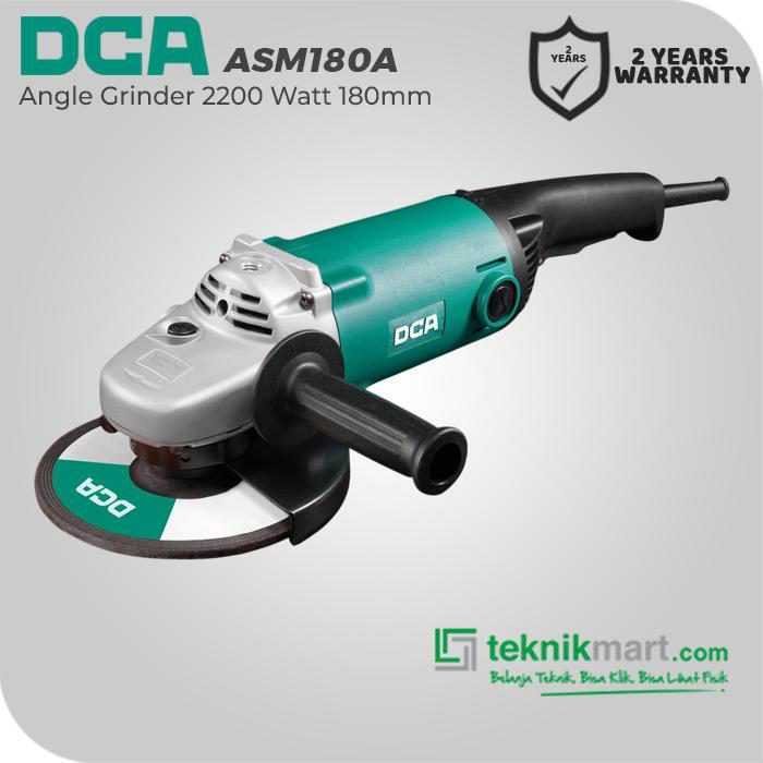 DCA ASM180A LARGE ANGLE GRINDER 2200WATT 180MM
