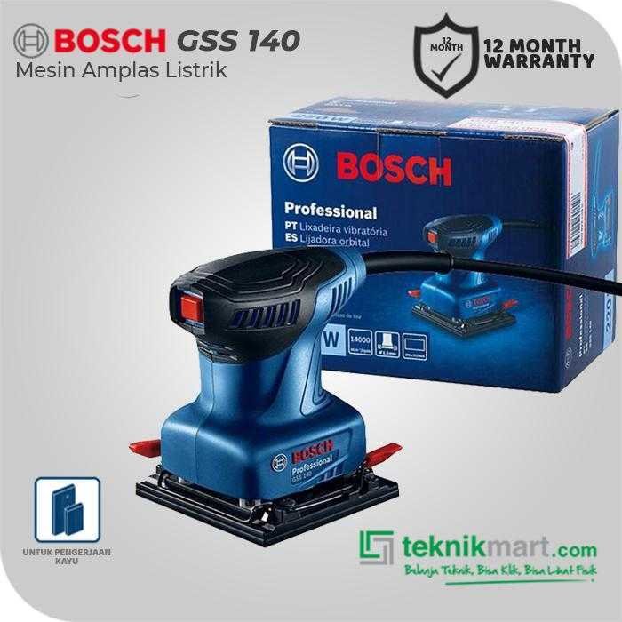 BOSCH GSS 140 ORBITAL SANDER 220WATT 112X101MM (NEW)
